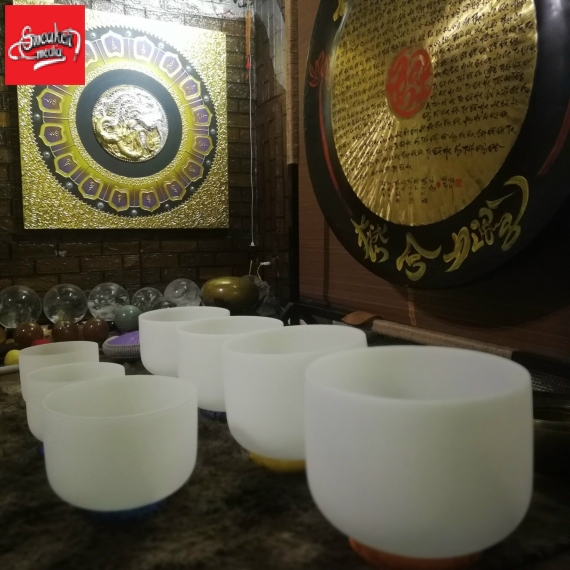 Bộ chuông xoay pha lê Tây Tạng
